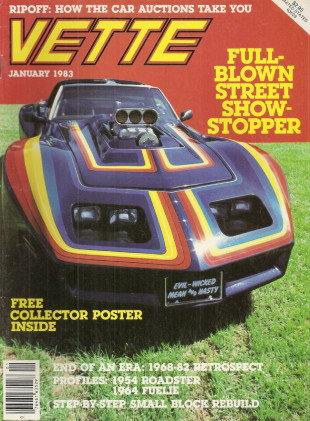 VETTE 1983 JAN - C3 SPECIAL, MOUSE REBUILT, GUIDE TO 4-SPEEDS, BLOWN '75